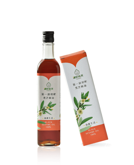 油好蒔光-純味黑麻油 500ML-1瓶